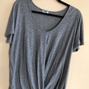 Womens Old Navy Vneck Size XL Color heathered gray